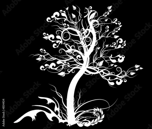 Illustration: graphic tree graphic tree