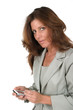 business woman using pda 4