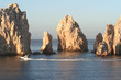 land's end rocks and boat