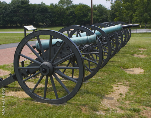 Photo: civil war cannons at antietam battlefield civil war cannons at antietam battlefield