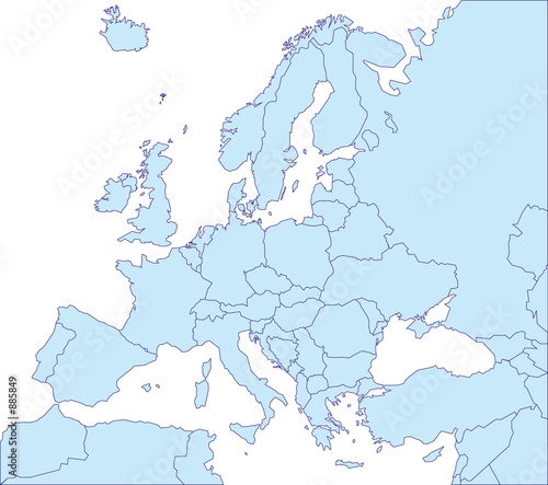 map europe landkarte europa v1
