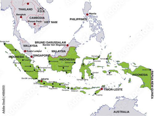 map indonesia landkarte indonesien