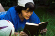 reading with a smile