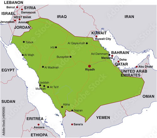 map saudi arabia landkarte saudi arabien