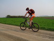 on the bike