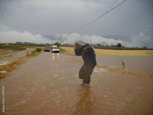 route inondée