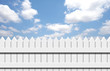 white railing