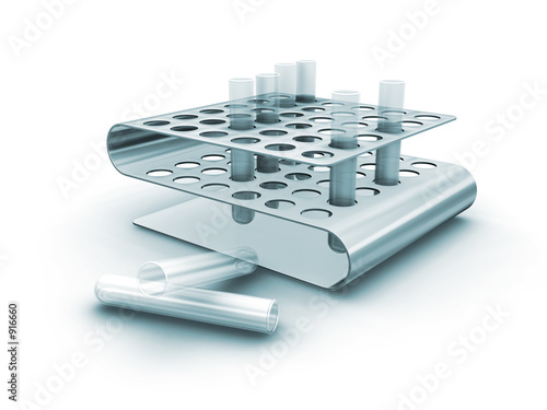test tubes in rack
