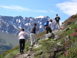 Foto: wanderer im hochgebirge wanderer im hochgebirge