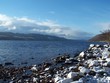 le loch ness sous la neige