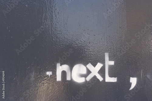Photo: next word next word