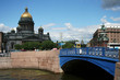 view of isaak's square from moika river