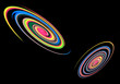 colorful galaxies background