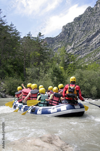rafting en montagne