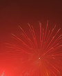 fire works in sky