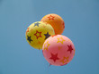 ballons in the blue sky