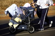 family exercising