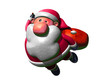 santa claus flying santa claus flying