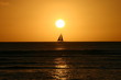 sailboat sunset
