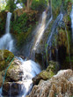 sunlight on waterfall
