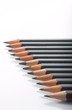 row of pencils - angled - shallow dof