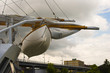 stowed dinghy