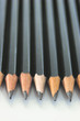 row of pencils - vertical