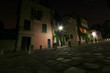 montmartre street at night