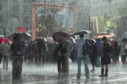 rainy day in london