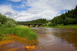 polluted river