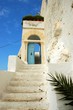 blue door