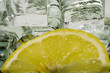 ice and lemon
