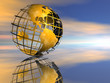wire framed earth