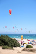 tarifa beach in spain packed with kitesurfers tarifa beach in spain packed with kitesurfers