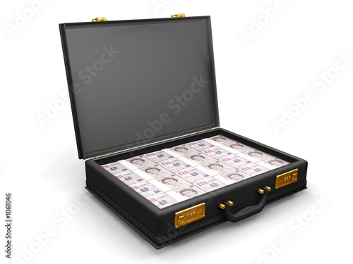 briefcase full of money © Kirsty Pargeter #1061046. briefcase full of money