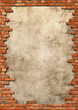 brick wall grungy frame brick wall grungy frame