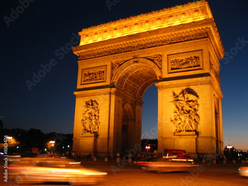 Photo : arc de triomphe à paris arc de triomphe à paris