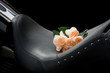 roses on bike seat