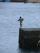 man hand fishing
