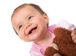 beautiful baby smiling
