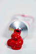 red tube of paint