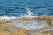 rock in the sea