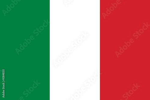 Illustration: italian flag italian flag