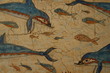 wallpainting of dolphins