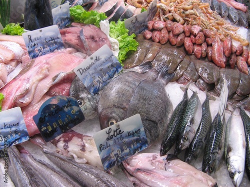poissons du marché