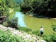 man fishing