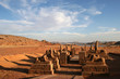 allée de sphinx - temple d'harmakis allée de sphinx - temple d'harmakis