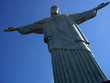 christ the redeemer in rio de janeiro left side