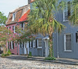 Photo: colorful row houses colorful row houses