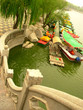 colorful chinese boats
